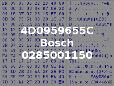 4D0959655C Bosch 0285001150