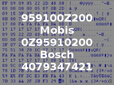 959100Z200 Mobis 0Z95910200 Bosch 4079347421