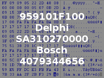 959101F100 Delphi SA310270000 Bosch 4079344656