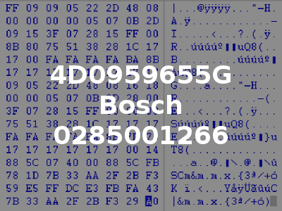 4D0959655G Bosch 0285001266
