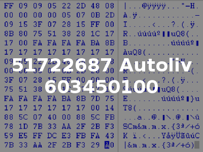 51722687 Autoliv 603450100