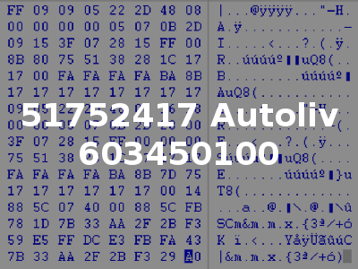 51752417 Autoliv 603450100