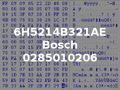 6H5214B321AE Bosch 0285010206