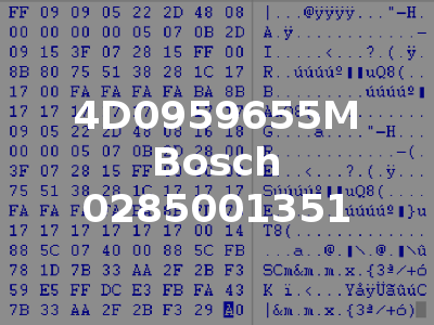 4D0959655M Bosch 0285001351