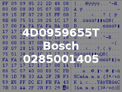 4D0959655T Bosch 0285001405