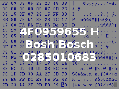 4F0959655 H Bosh Bosch 0285010683
