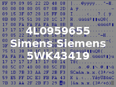 4L0959655 Simens Siemens 5WK43419