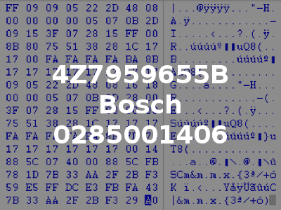 4Z7959655B Bosch 0285001406