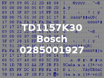 TD1157K30 Bosch 0285001927