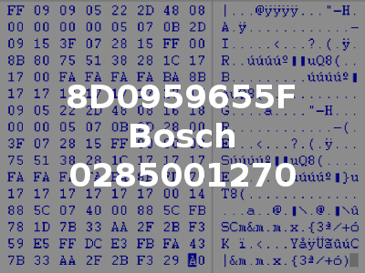 8D0959655F Bosch 0285001270