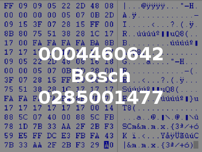 0004460642 Bosch 0285001477