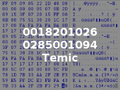 0018201026 0285001094 Temic