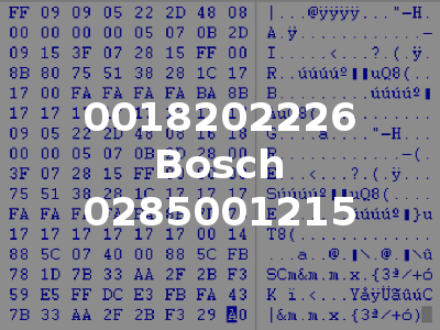0018202226 Bosch 0285001215