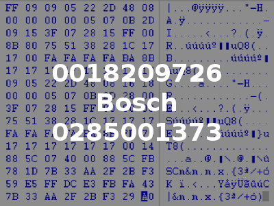 0018209726 Bosch 0285001373