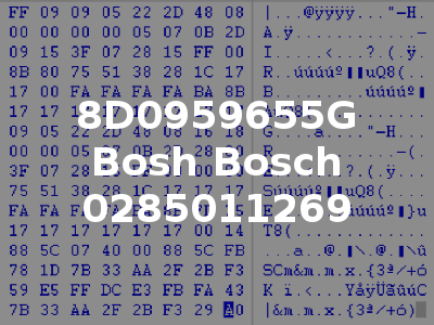 8D0959655G Bosh Bosch 0285011269