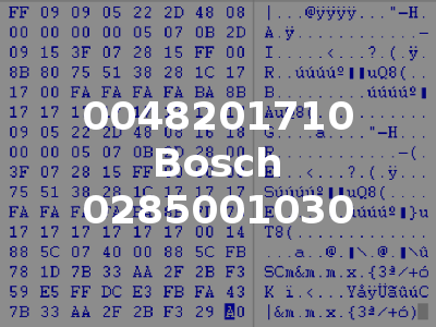 0048201710 Bosch 0285001030