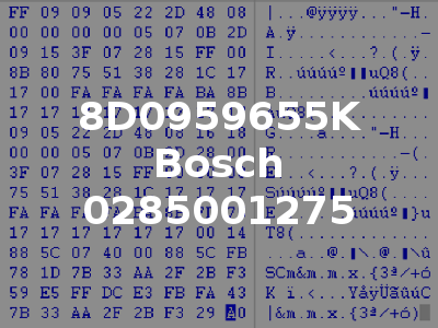 8D0959655K Bosch 0285001275