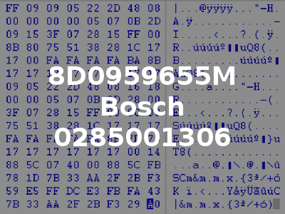 8D0959655M Bosch 0285001306