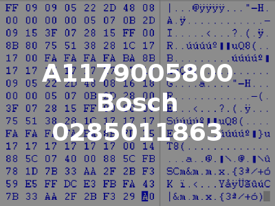 A1179005800 Bosch 0285011863