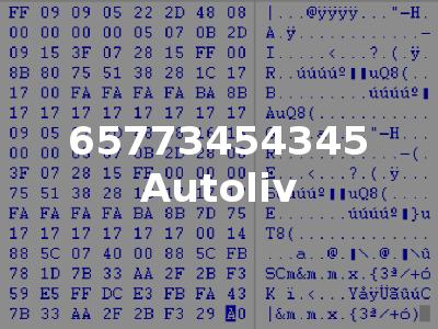 65773454345 Autoliv