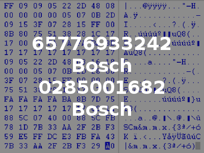65776933242 Bosch 0285001682 Bosch