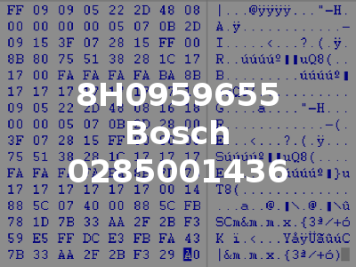 8H0959655 Bosch 0285001436