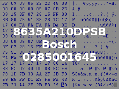 8635A210DPSB Bosch 0285001645