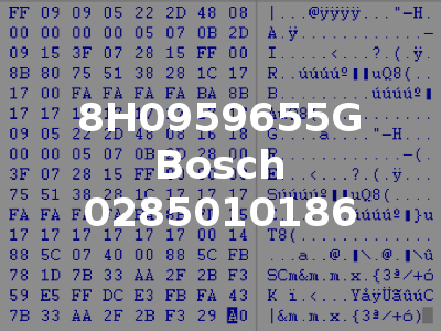 8H0959655G Bosch 0285010186