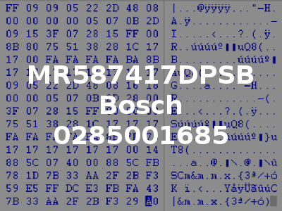 MR587417DPSB Bosch 0285001685