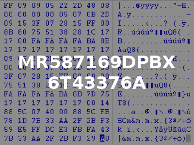 MR587169DPBX 6T43376A
