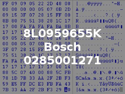 8L0959655K Bosch 0285001271