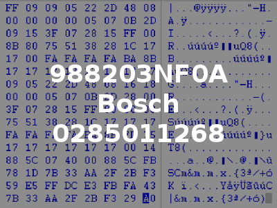 988203NF0A Bosch 0285011268