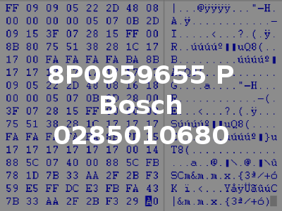 8P0959655 P Bosch 0285010680