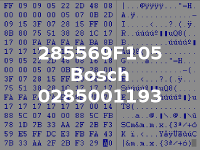 285569F105 Bosch 0285001193