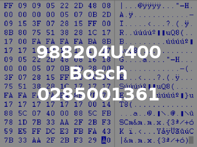 988204U400 Bosch 0285001361