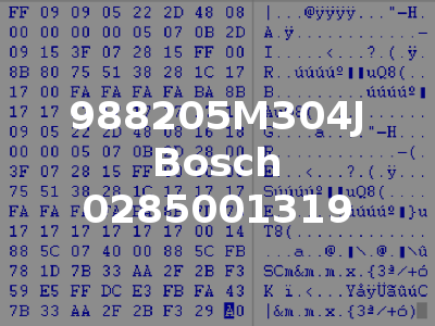 988205M304J Bosch 0285001319