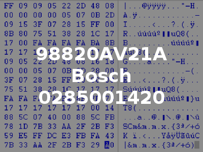 98820AV21A Bosch 0285001420