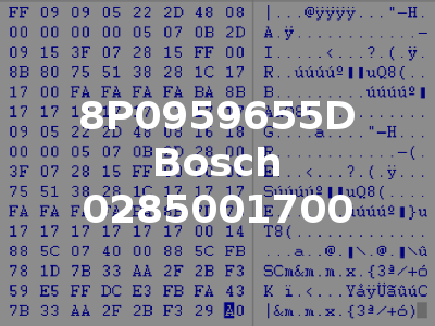 8P0959655D Bosch 0285001700