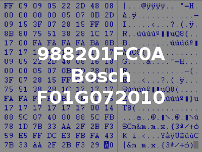 988201FC0A Bosch F01G072010