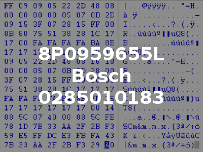8P0959655L Bosch 0285010183