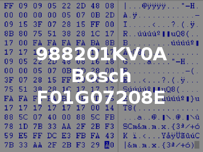 988201KV0A Bosch F01G07208E