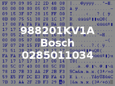 988201KV1A Bosch 0285011034