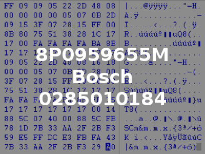 8P0959655M Bosch 0285010184