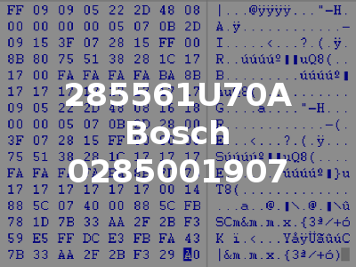 285561U70A Bosch 0285001907