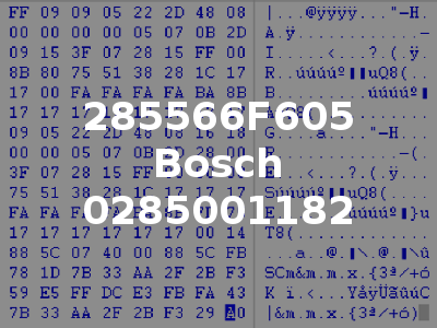 285566F605 Bosch 0285001182
