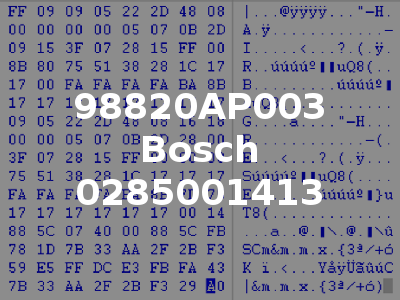 98820AP003 Bosch 0285001413
