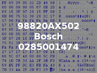 98820AX502 Bosch 0285001474
