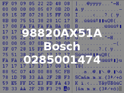 98820AX51A Bosch 0285001474