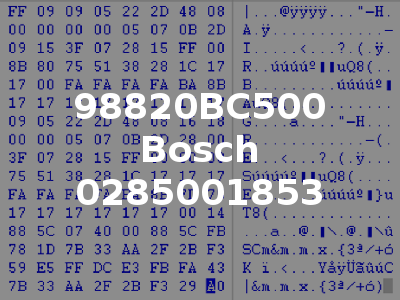 98820BC500 Bosch 0285001853
