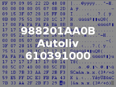 988201AA0B Autoliv 610391000